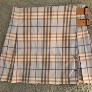 Plaid Burberry Skirt
